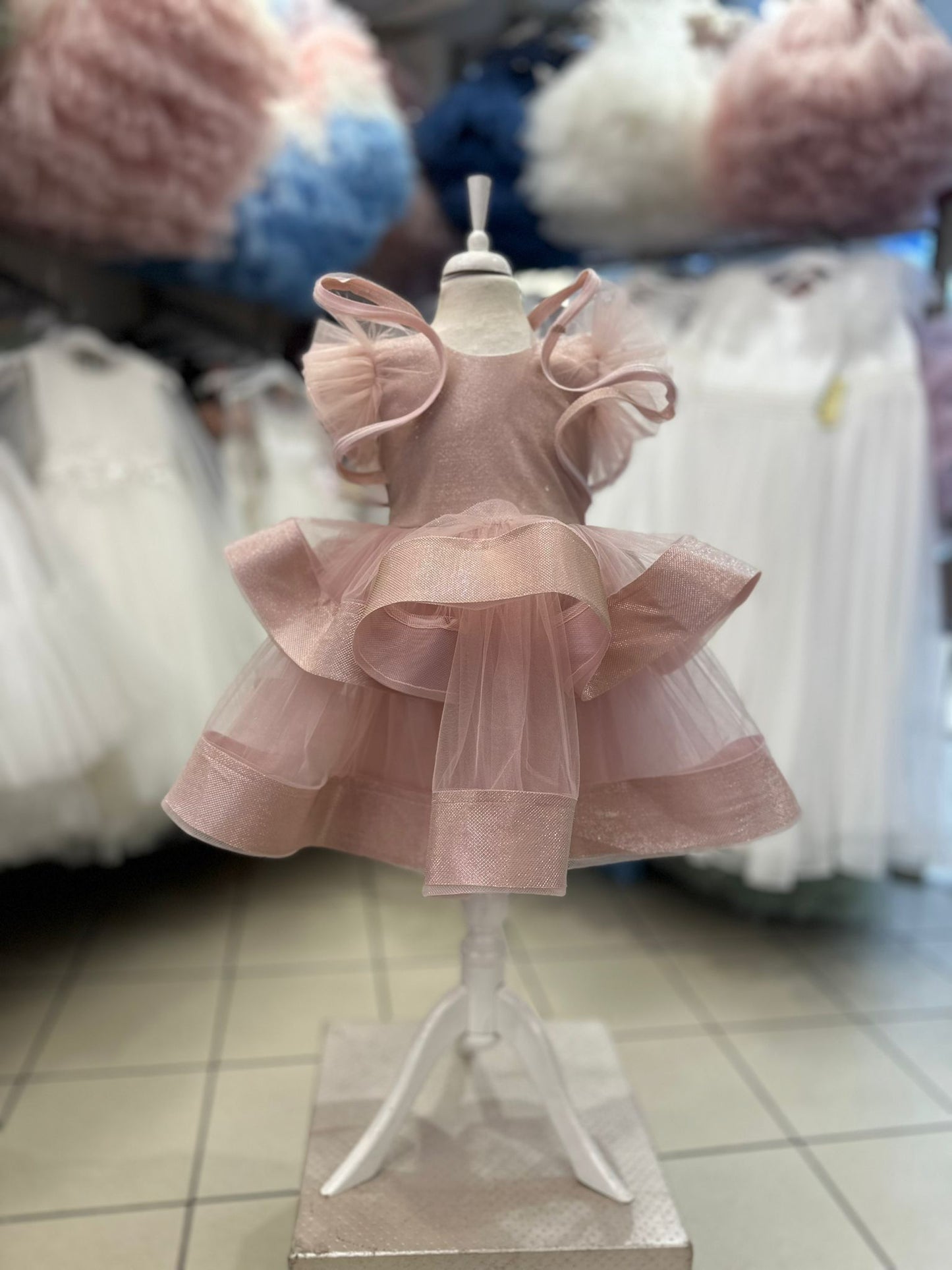 Jurk Amira - Groen & Roze