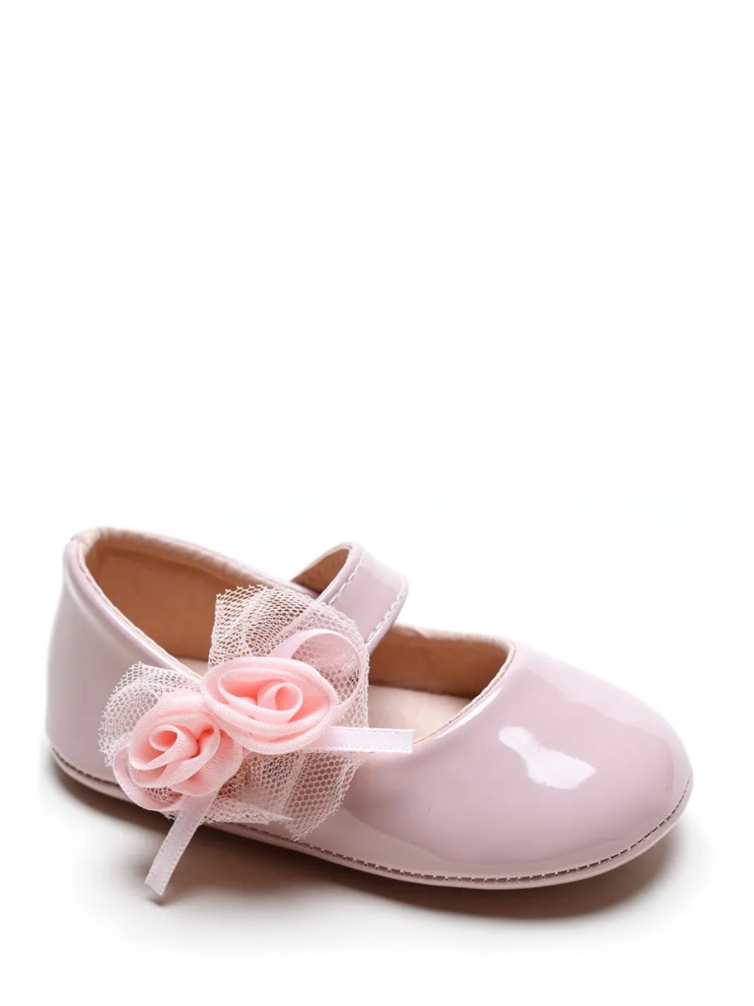Glanzende Lak Ballerina's Baby - Rood, Roze en Wit