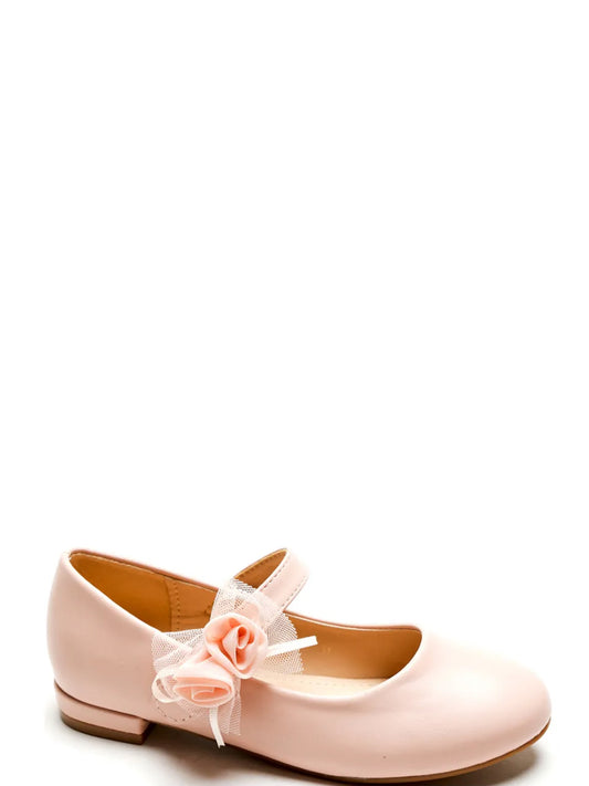 Ballerina Kleine Hak - Mat Roze met Strik