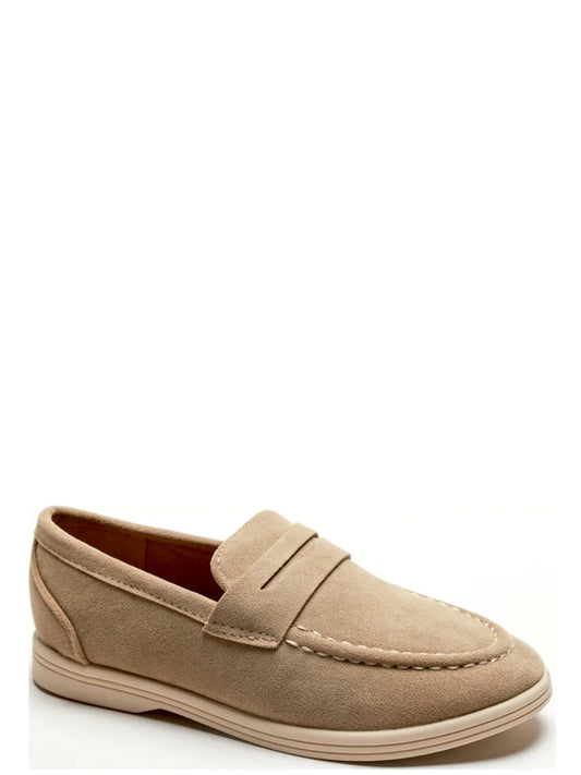 Loafers Noah - Zwart, Beige & Blauw
