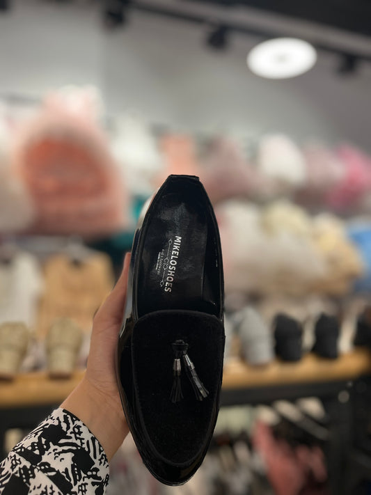 Loafers Hugo - Zwart Lak met Suede