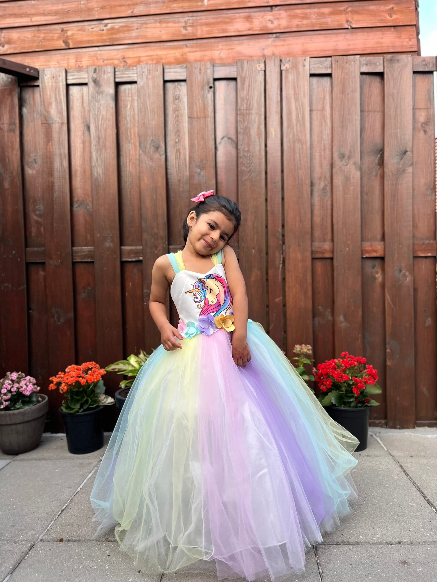 Regenboog Eenhoorn Hoepeljurk