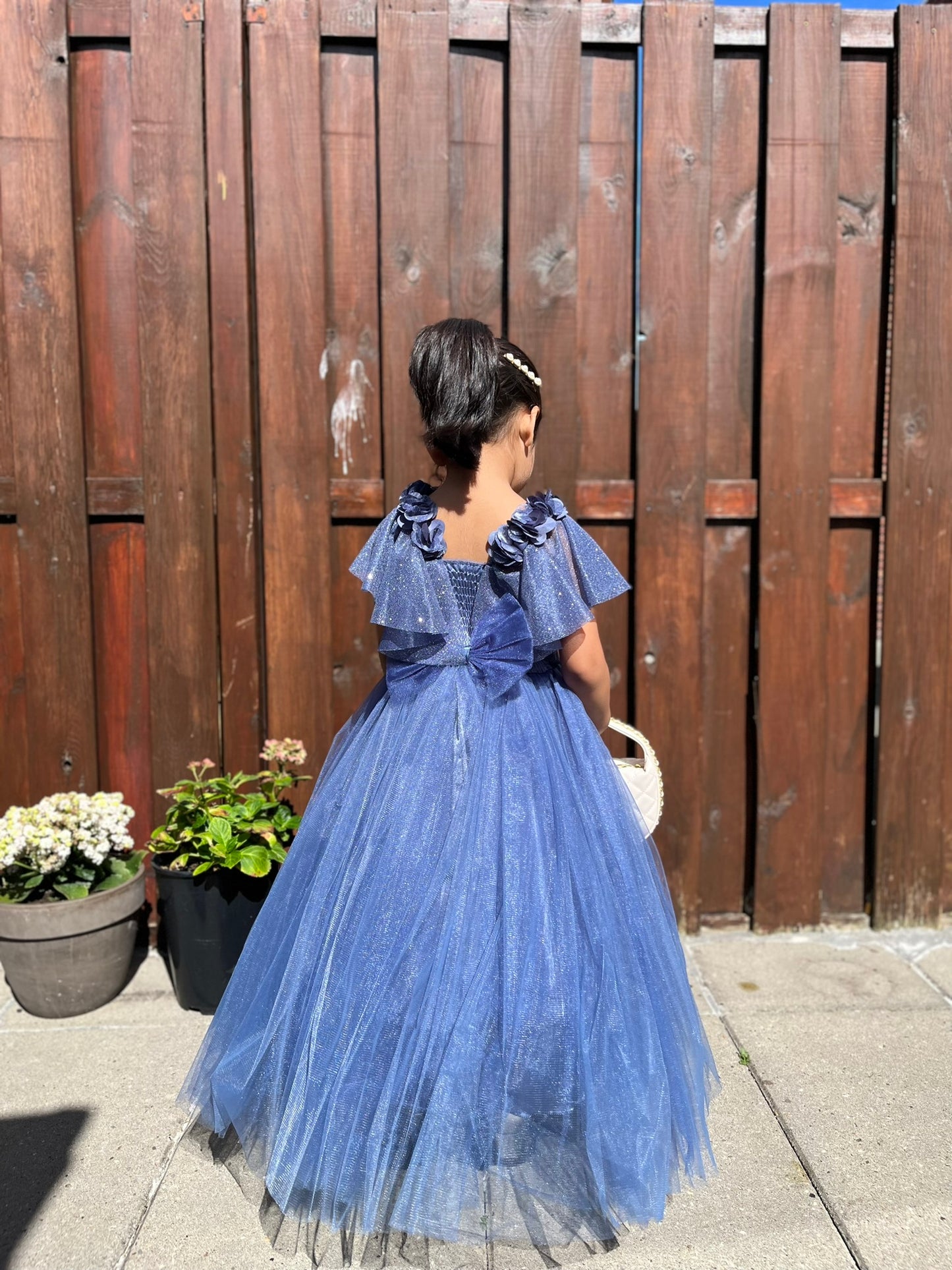 Hoepeljurk Sofia - Paars & Blauw