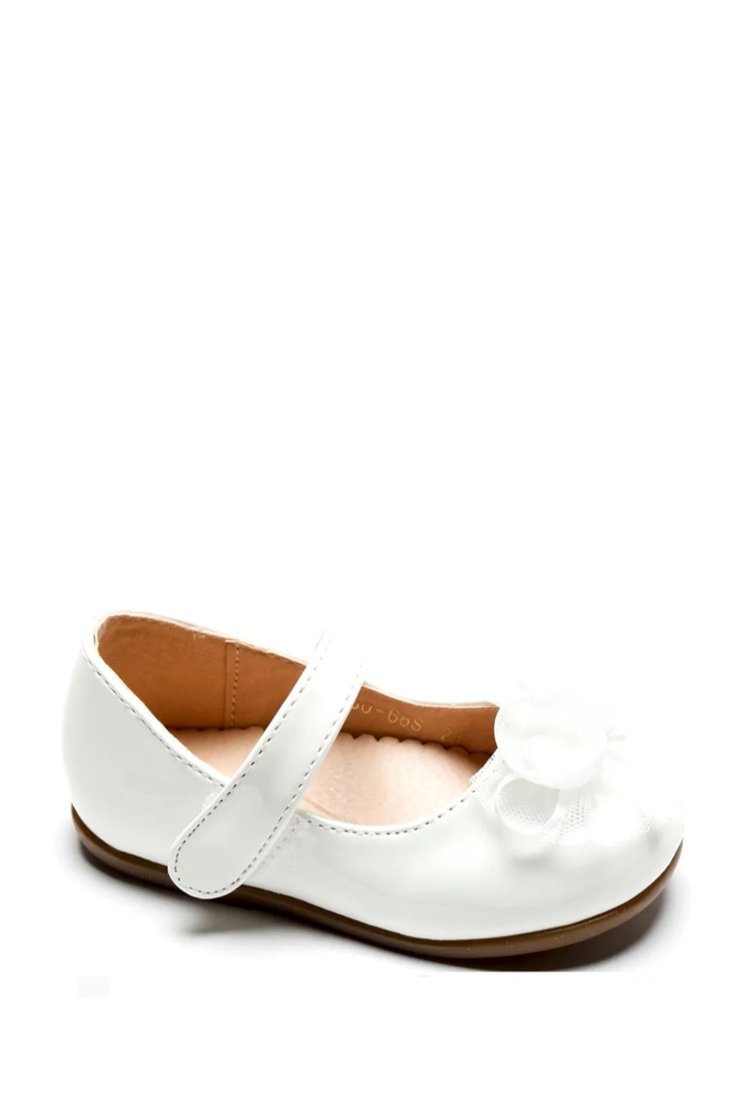 Lak Ballerina met Bloem - Roze, Rood & Wit