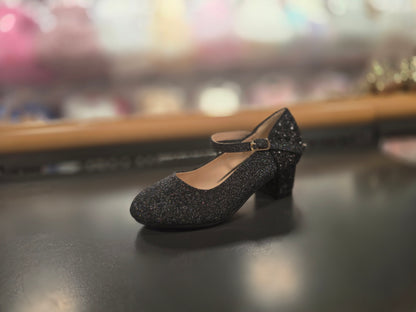 Glitter hakken - Wit, Silver, Goud & Zwart