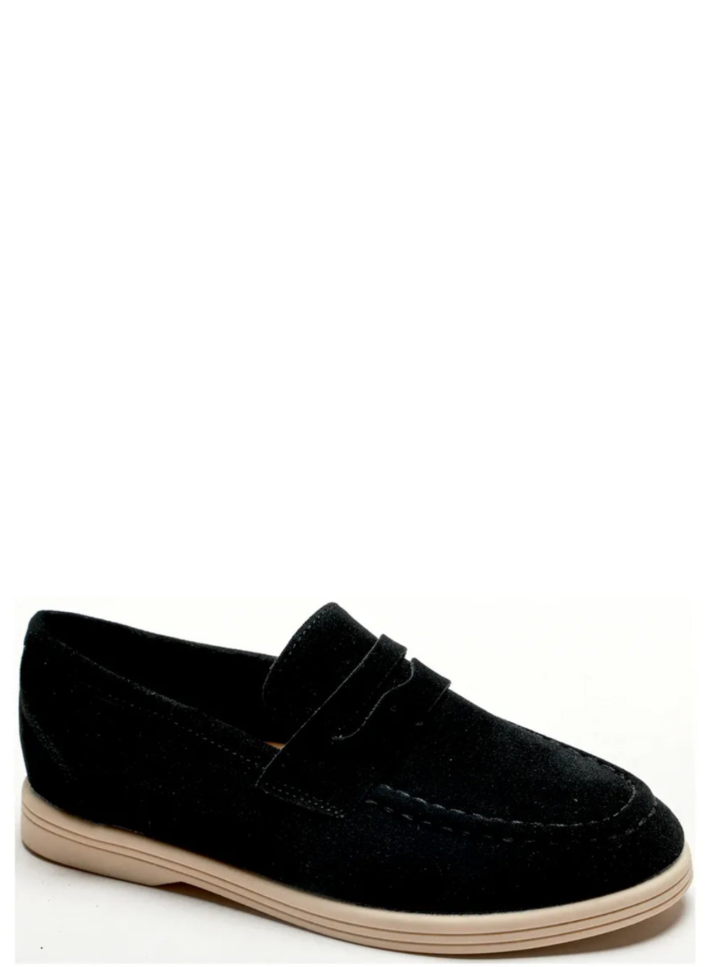 Loafers Noah - Zwart, Beige & Blauw